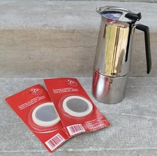 AR1 - Cafetière vintage italienne ALFA café expresso acier inoxydable + joints