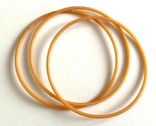 LOT de 3 superbe BRACELET VINTAGE très fin orange doux très beau ! état NEUF
