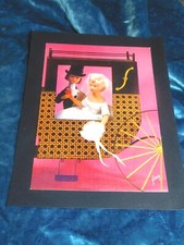 carte postale " les amoureux