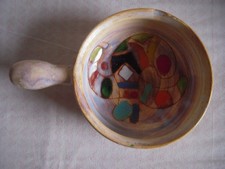 POËLO N Céramique emaillée VALLAURIS signé  Marie-Christine TREINEN Ceramic 60'