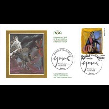 CEF - Tableau - Gérard Garouste - Paris 19/6/08 (en l'état, voir cachet gauche)