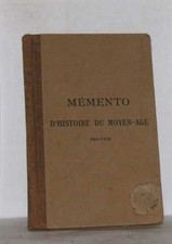 Mémento d'histoire du moyen-âge | Etat correct
