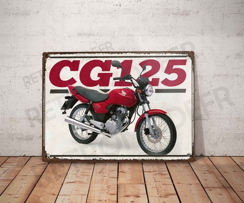 Plaque métal vintage - , honda