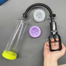 Pompe Pénis 3 Manchons Vacuum Stimulation BDSM Bondage Stretcher Jouets Sexuels