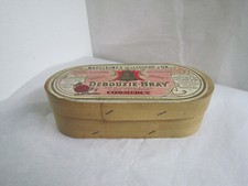 BOITE EN BOIS ANCIENNE MADELEINE DE LA CLOCHE D'OR DEBOUZIE BRAY COMMERCY ULRICH