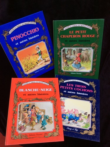 Lot livres contes fables - 4, et