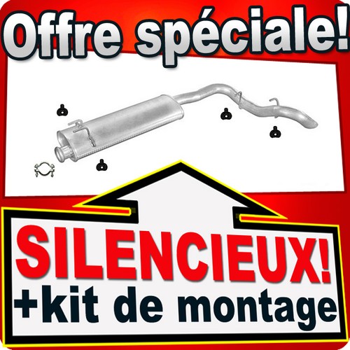 Silencieux arriere pour - silencieux,