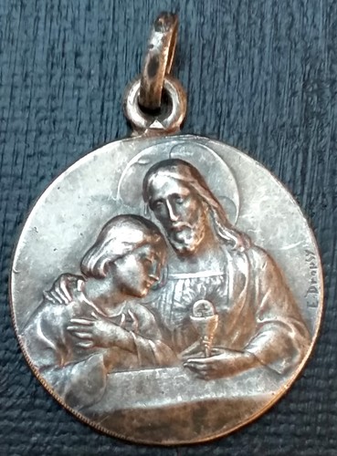 Médaille religieuse communion