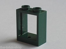 Fenetre vert foncé LEGO DkGreen window ref 60592 / Set 10211 10217 10224 ...