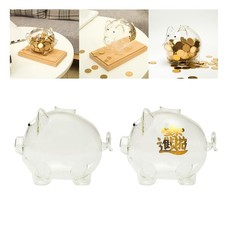 Verre Cochon Tirelire Boîte