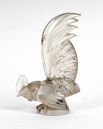 Mascotte coq nain verre rené - mascotte,