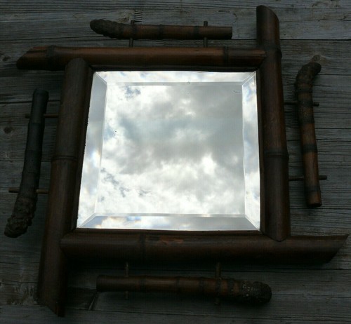 Glace murale miroir ancien - glace,