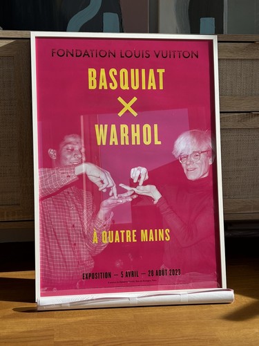 Basquiat warhol poster lv - x,