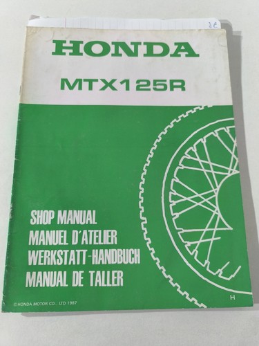 Manuel atelier moto - d'atelier, honda
