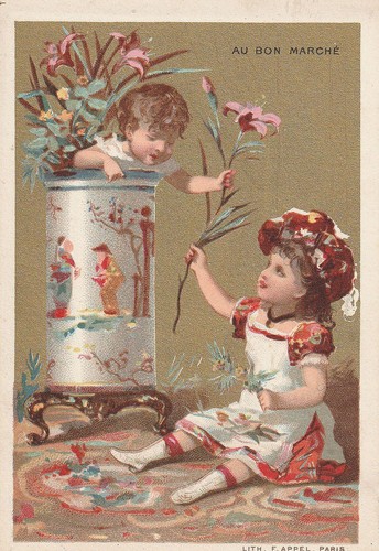 Chromo bon marché maison - marché,