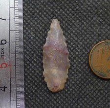 31mm Pointe Flèche Néolithique Paléolithique Ancien Mali Sahara Afrique SILEX