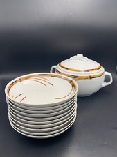 Christian Dior – Service à soupe en porcelaine modèle Samouraï Limoges