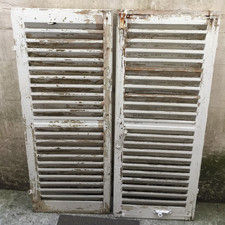 Volets persienne en bois H : 150,5 cm - l : 60cm - ep : 3 cm