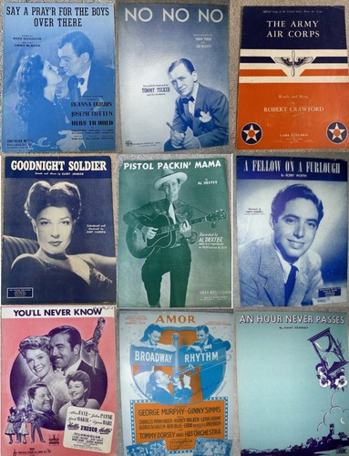 1940s vintage sheet music - sheet,