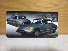 Citroën DS 21 pallas grise plaque Alu Décorative