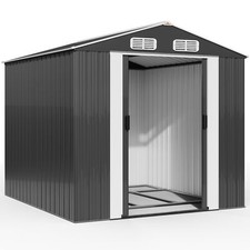 Abri jardin métal gris - abri, de