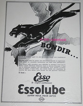Publicite 1936 esso essolube - esso,