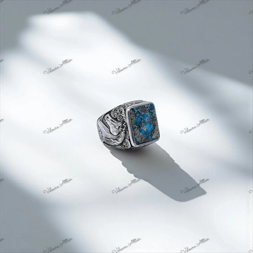 Bague cheval sceau - cheval, gravée