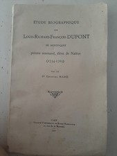 Etude Biographique Sur Dupont
