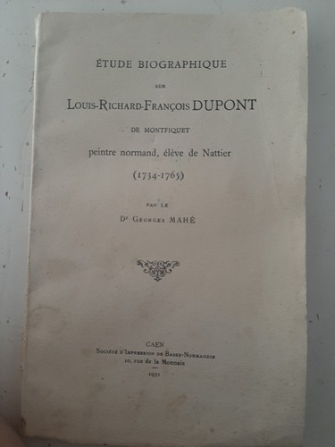 Etude biographique sur dupont - biographique,