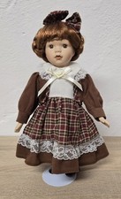 Poupée d'artiste porcelaine doll 30 cm collector rare vintage