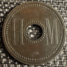 JETON 25 CENTIMES TYPE  À CONSOMMER H.M. (1321)