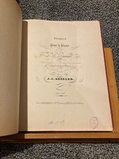 Etudes pour piano J.C. Kessler