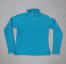 Sweat Polaire Léger 1/4 Zip The North Face Femme M Bleu Manches Longues