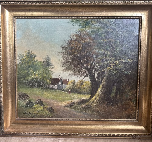 Tableau hst signé bernard - tableau,