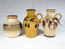 Lot de 3 vases Scheurich Keramik