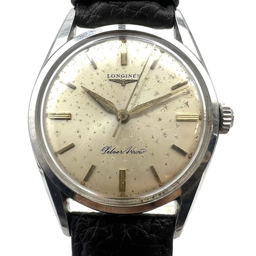 Montre longines silver - -, arrow