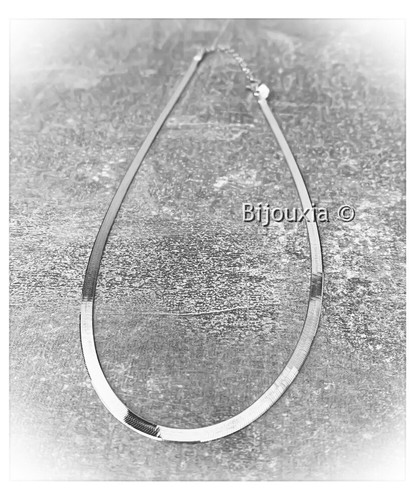 Collier maille miroir - miroir, en