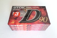 Lot de 3 Cassettes Audio Vierges TDK D 90 Mn - Sous Blister