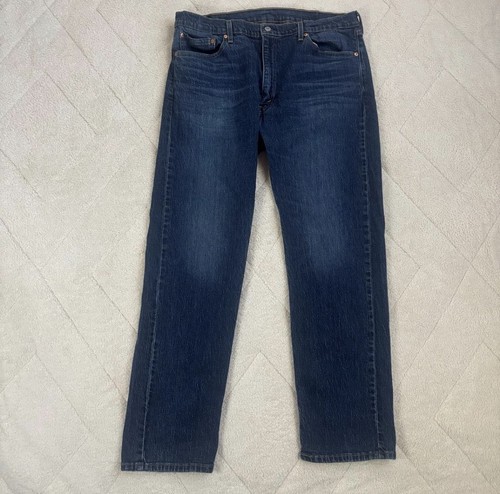 Levi straight leg dark wash - leg,