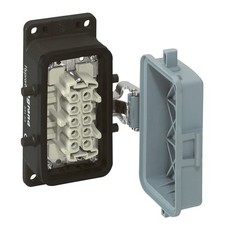 Legrand 53153 - Connecteur Legrand Hypra Femelle 10 P+T en 16A - 500v avec volet