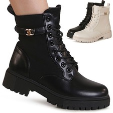 Bottines Biker Femme À