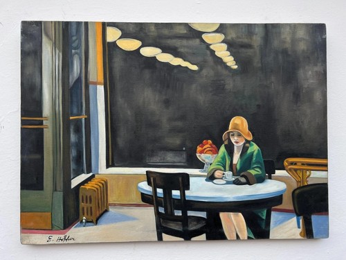 Tableau huile sur toile edward - sur,