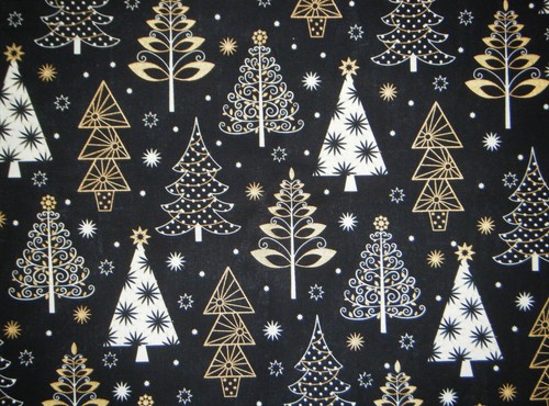 Christmas valance curtain gold - christmas,