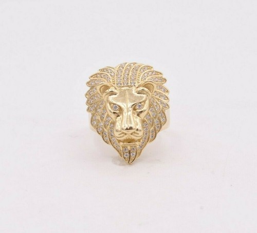Bague tête lion - tête, de