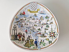 Assiette faîance de Bretagne - Chassagnac