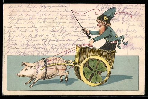 Nain roule dans une calèche