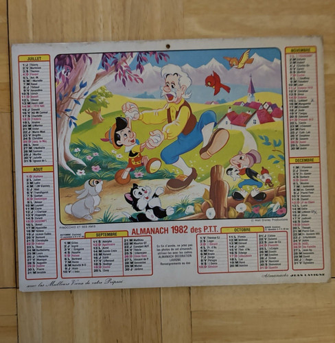 Almanach poste 1982 - almanach,