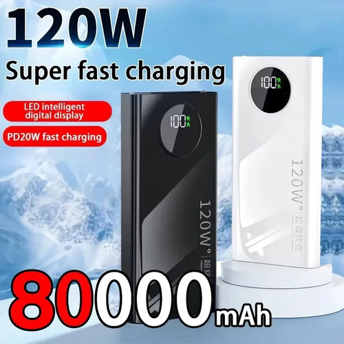 Batterie externe 80000mah 120w - batterie,