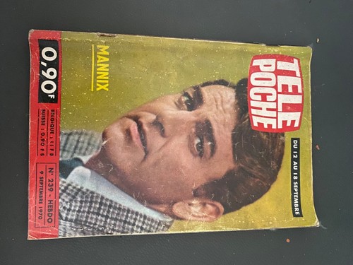 Télé poche 1970 mannix - poche,