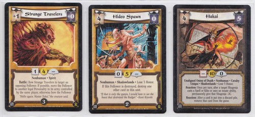 L5r lot cards rare - of,